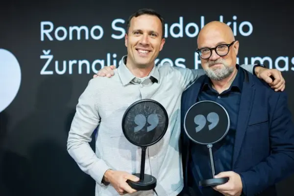 <i>15min </i>editorial team – two prestigious Lithuanian journalism awards!