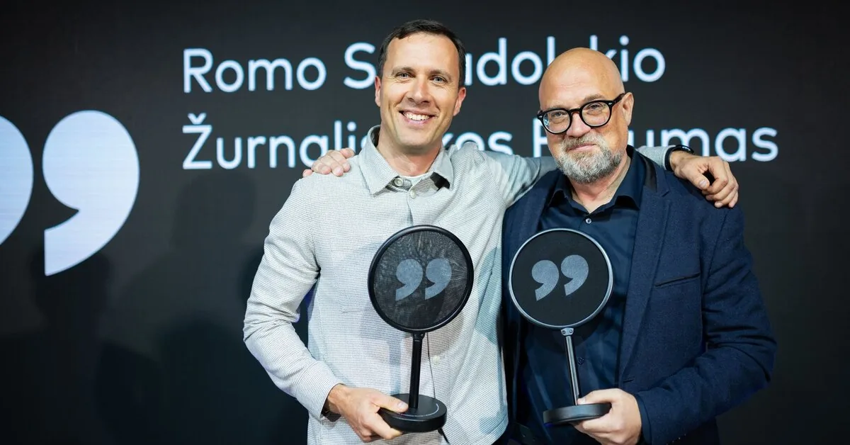 <i>15min </i>editorial team – two prestigious Lithuanian journalism awards!