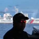 In the South China Sea, a Chinese ship rammed a Philippine government cutter