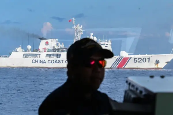 In the South China Sea, a Chinese ship rammed a Philippine government cutter