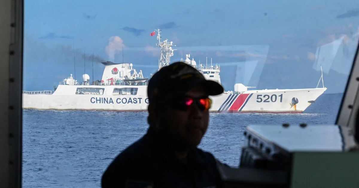 In the South China Sea, a Chinese ship rammed a Philippine government cutter