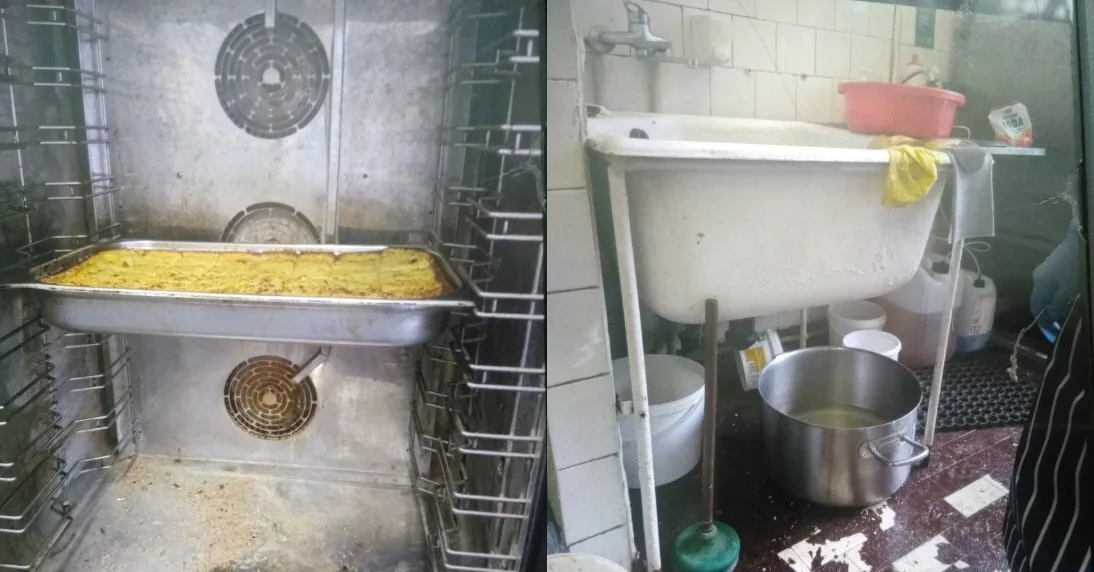 In the high school kitchen – a series of violations: the food supplier's activity has been suspended