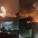 6 burning Russian aircraft and a burning factory: Zelensky shares footage