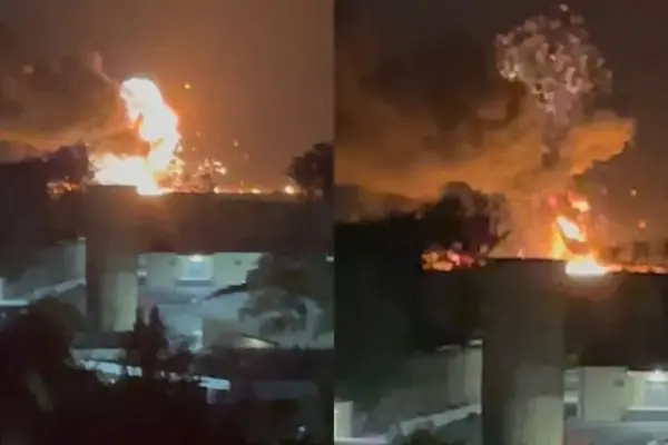 6 burning Russian aircraft and a burning factory: Zelensky shares footage