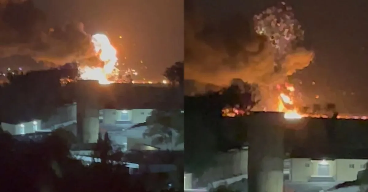 6 burning Russian aircraft and a burning factory: Zelensky shares footage