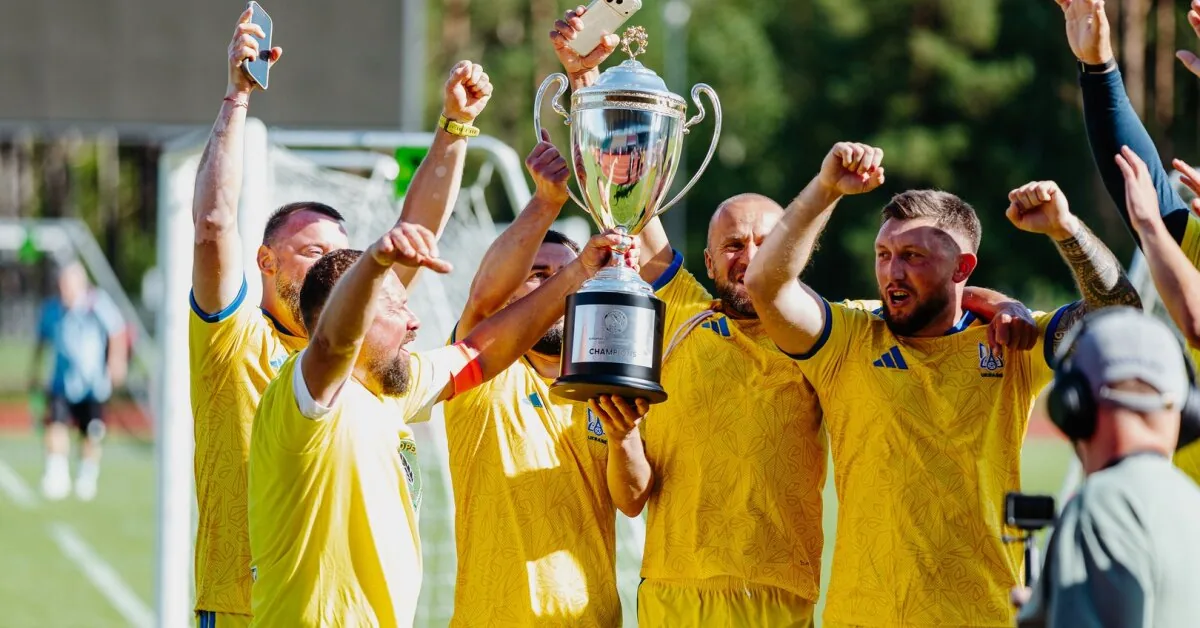 Ukrainians triumphed at the European Journalists' Football Championship in Druskininkai