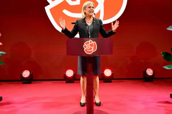 The left-wing opposition won the Swedish parliamentary elections by a narrow margin