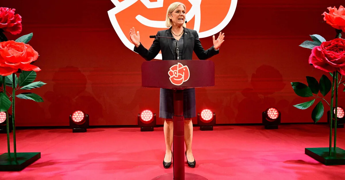 The left-wing opposition won the Swedish parliamentary elections by a narrow margin