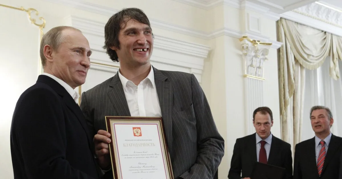 Against the background of the Russian politician booming in a threatening tone, a sports star also emerged