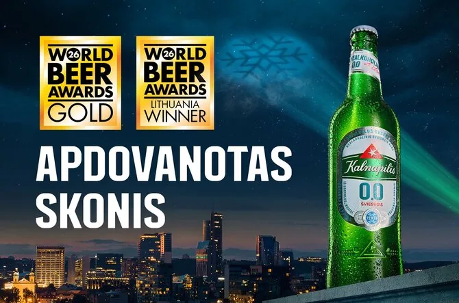Photo by Kalnapilis-Tauras group / Kalnapilis Non-Alcoholic won international gold: the brewer explained what determines the good lager taste