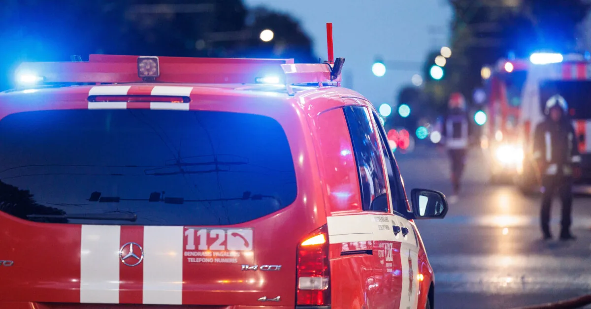 In Kaunas district, a farm building was on fire: the fire reached the residential house