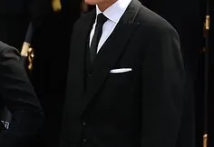 Marius Borg Høiby at the Norwegian king’s funeral