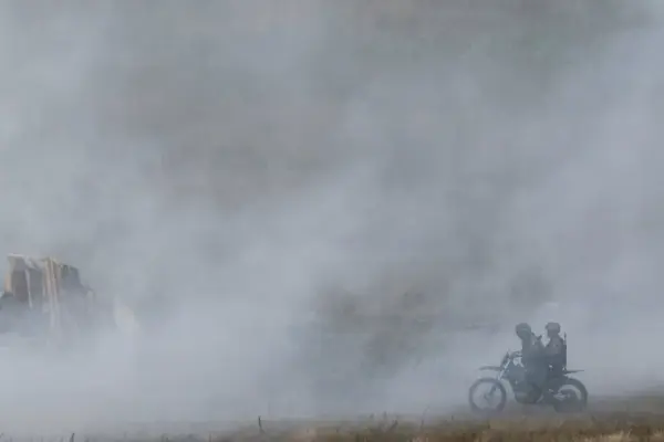 Belarus held military exercises near the border with Lithuania