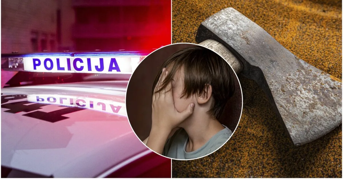 „Horror movie“ in Kaunas: in front of the boy, his mother's head was chopped with an axe – the woman miraculously survived