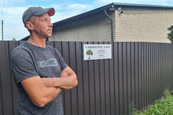 Andrius, who lives near the drone discovery site, does not make a big deal out of the situation: I neither saw nor heard anything