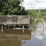 A wet start to September here: rivers are flooding, in some places the amount of precipitation is impressively large