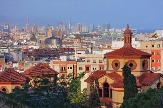 Shutterstock photo / Barcelona panorama from Poble-sec