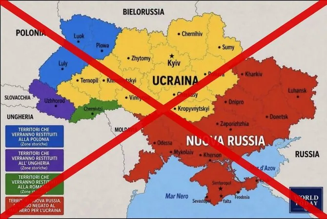 Screenshot / Fake Ukrainian 'division' circulating online