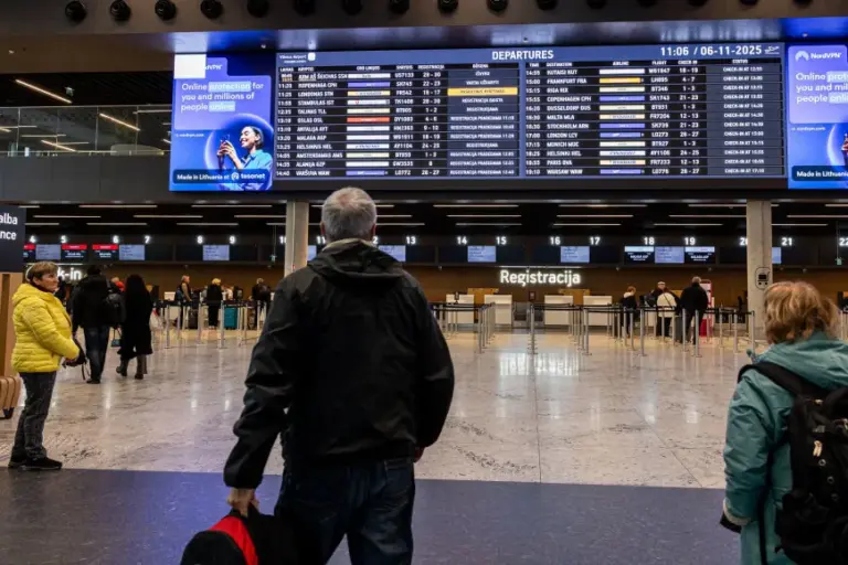 Photo by Paulius Peleckis / BNS / Vilnius Airport