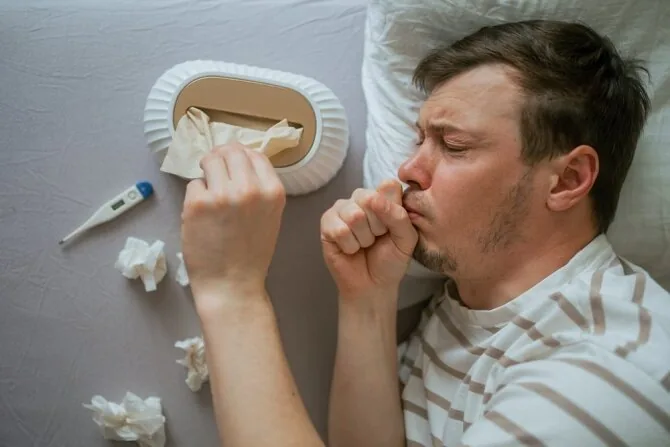 Shutterstock photo / Sick man