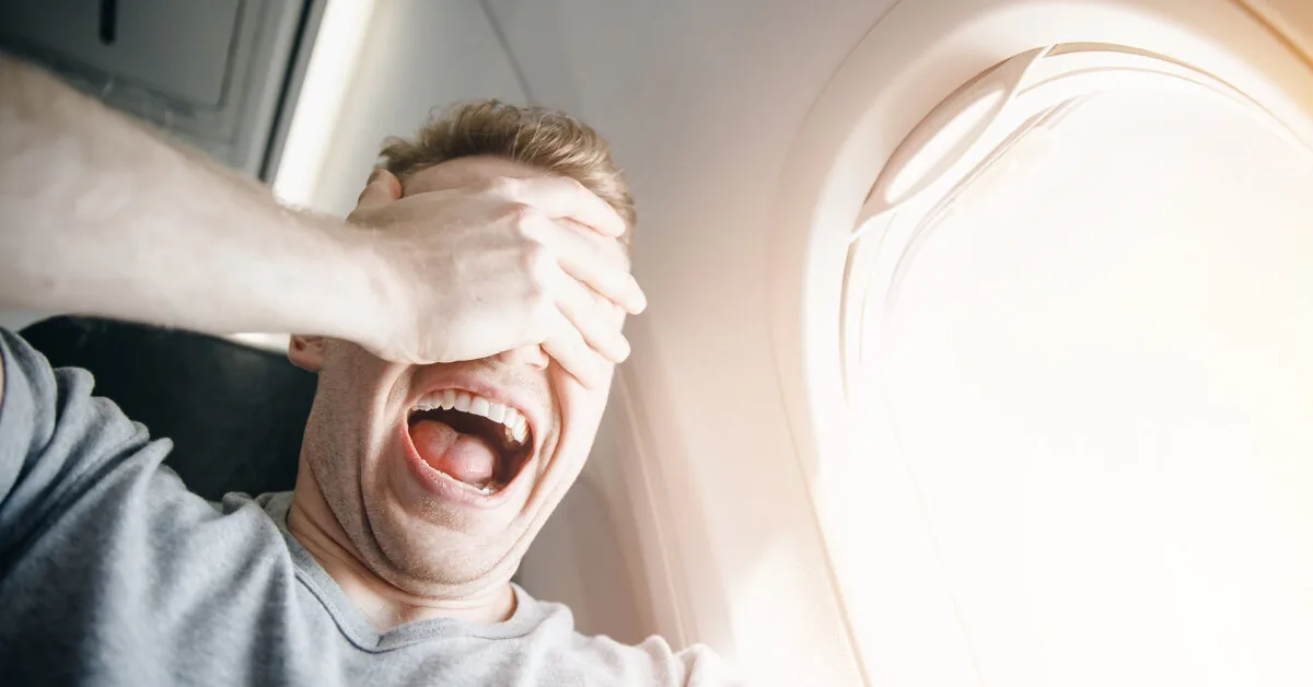 What to do when panic strikes on a plane? The pilot advised trying one simple method