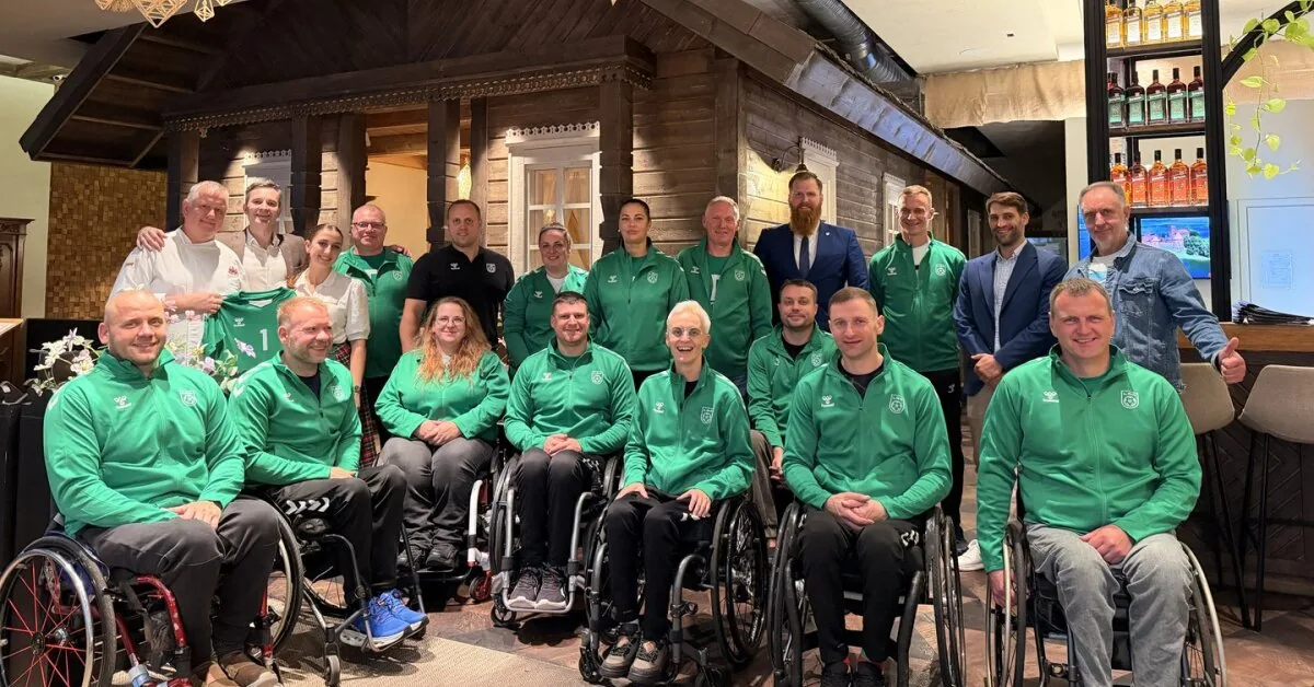 Lithuanian wheelchair handball team sent off to the World Championship in Vilnius
