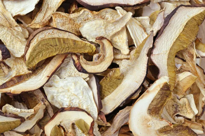 Vida Press photo/Dried mushrooms