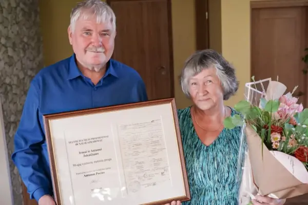 From the first glance to the golden wedding: the people of Krekenava revealed the secret of a long marriage