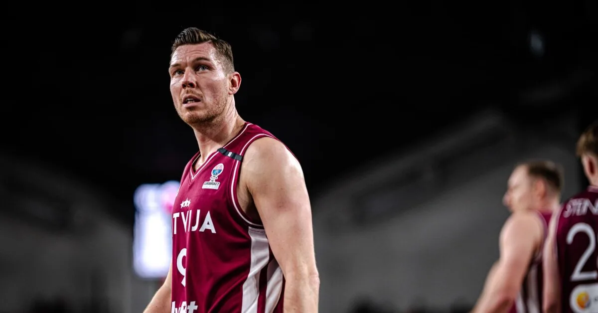 One of the key players of the Latvian national basketball team announced the end of his career