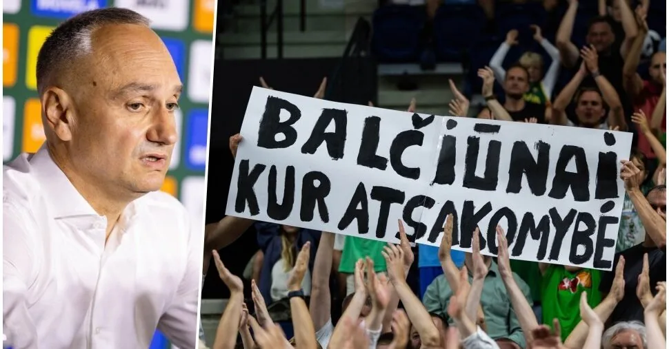 Basketball fans demand Balčiūnas' resignation – widely signing the petition