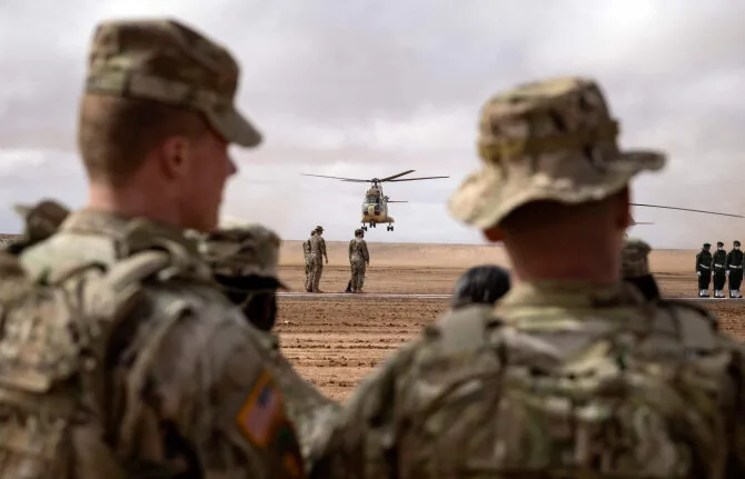 US soldiers / FADEL SENNA / AFP