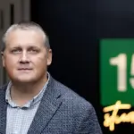 After delivering his campaign speech, Malinauskas responded whether he is considering running for mayor of Vilnius