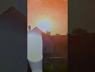 Filmed how the drone was possibly destroyed