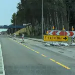 Spąstai vairuotojams: vėl užkliuvo remontas automagistralėje A1