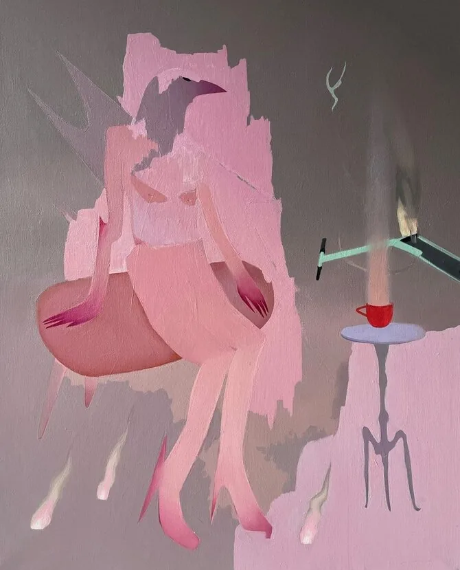 „Contour Art Gallery“ nuotr./Ana Vostruchovaitė. Postapokaliptinė kavos pertraukėlė, 2024