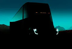New Tesla electric truck – Tesla Semi – presented in Los Angeles