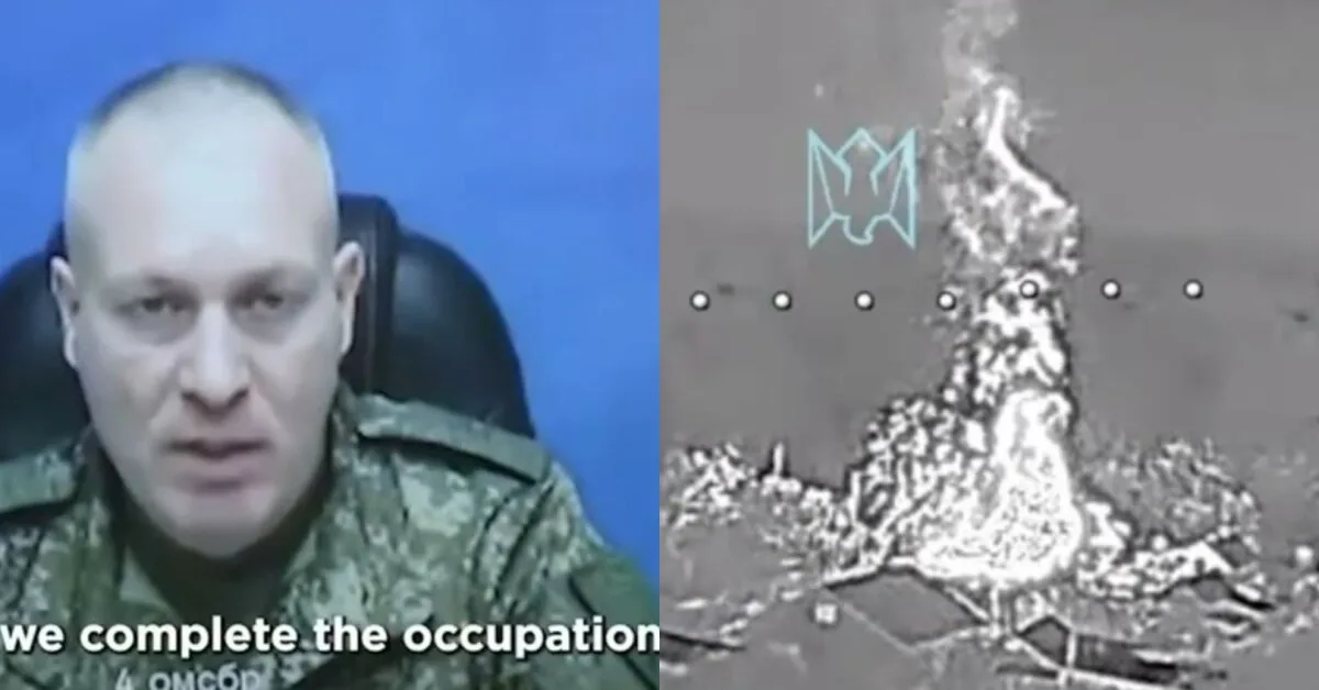 Ukrainian commander showed a recording of a Russian general with a Lithuanian surname being blown up