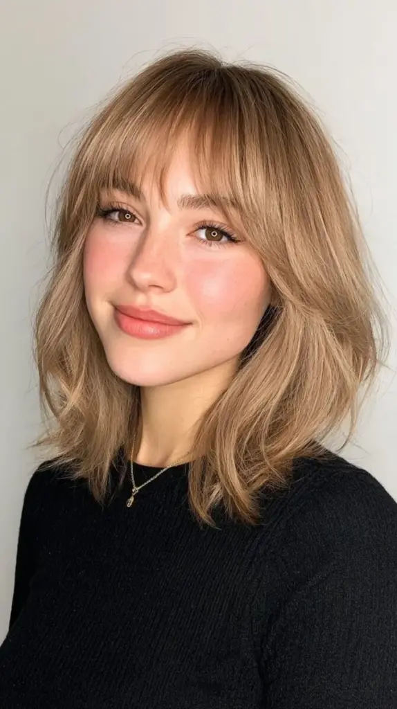 Photo from Pinterest/“Clavi-cut” with “wispy” bangs
