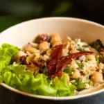 Protein bomb: fresh tuna and chickpea salad recipe