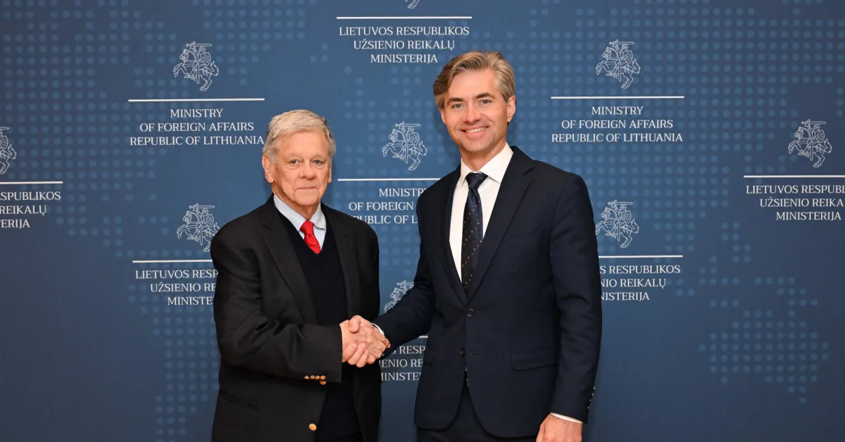 US President's Special Envoy to Belarus John Coale Visits Lithuania Again