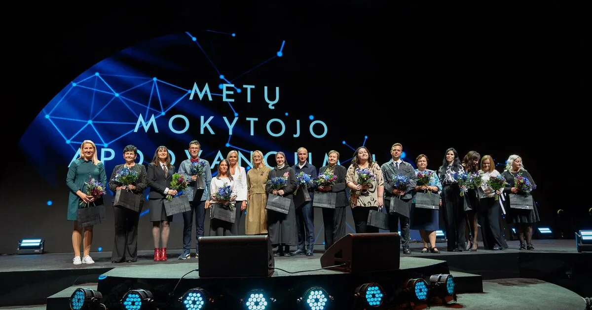 Kaunas will honor the lights of education: Teachers of the Year and Leaders of the Year have been chosen