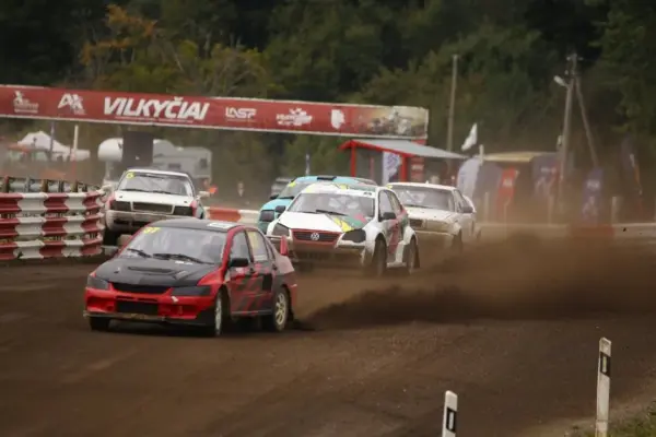At Vilkyčiai track – autocross drama from the first start to the last finish
