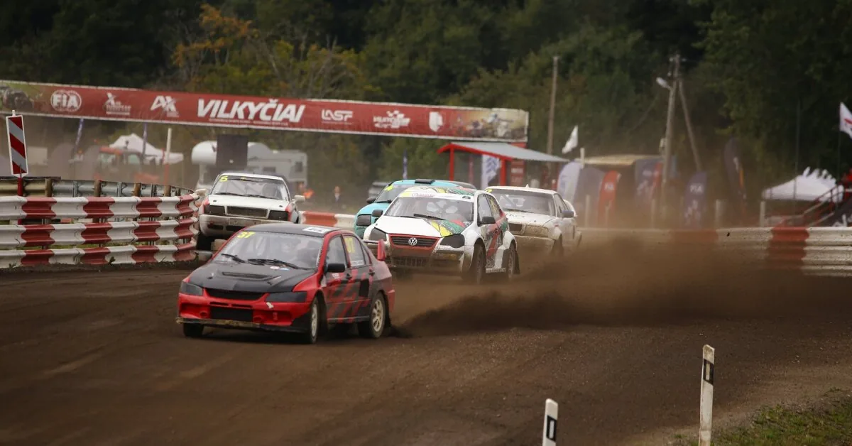 At Vilkyčiai track – autocross drama from the first start to the last finish