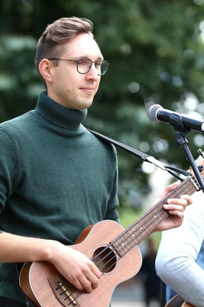 Benas Bėrantas at the Purple Evening Festival / Personal album photo
