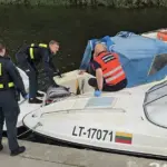 Tragedy narrowly avoided: A young man running by saved a man who fell into the river in Šilutė