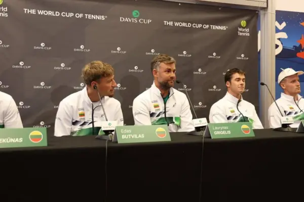 Before the Davis Cup clash in Nice – Serbian captain's praise for Lithuanians