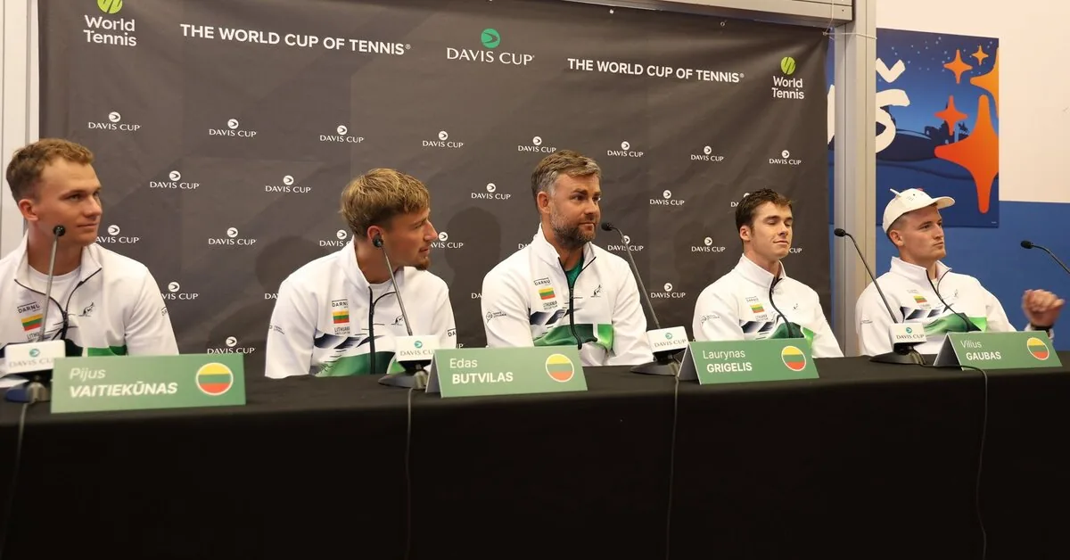 Before the Davis Cup clash in Nice – Serbian captain's praise for Lithuanians