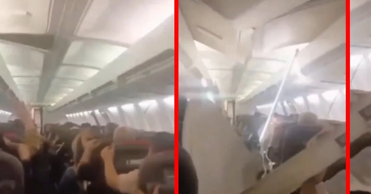 Terrifying incident on the plane: screams of passengers in the video from Iran
