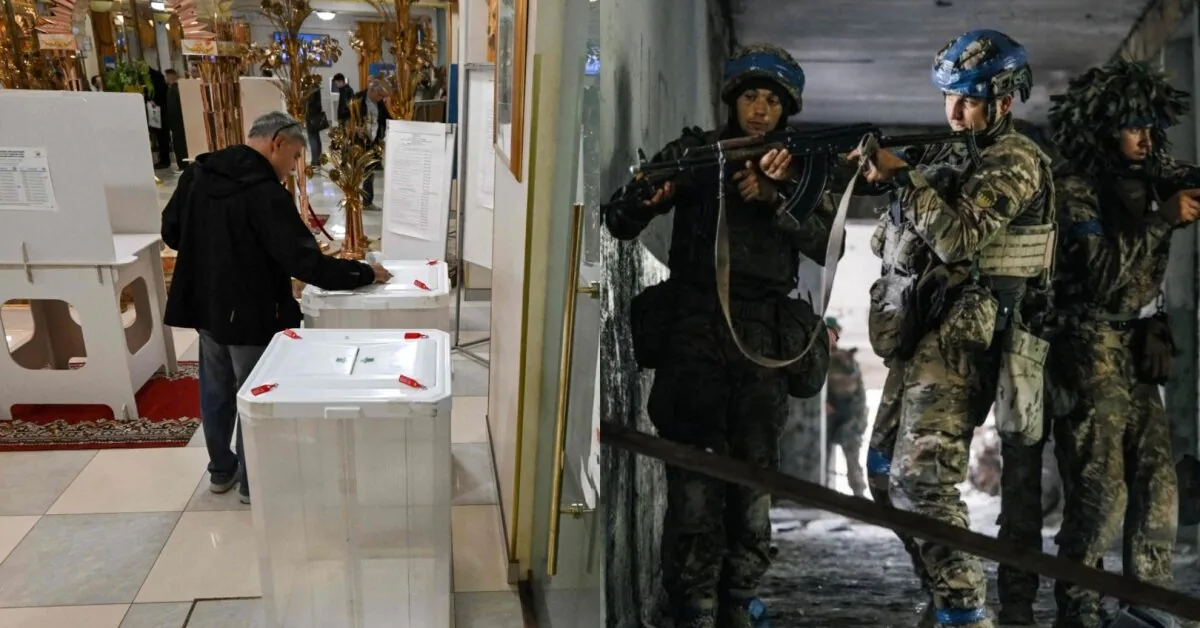 Russians go to vote and look out for incoming Ukrainian drones