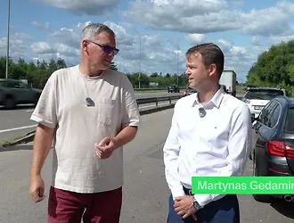 Spąstai vairuotojams: vėl užkliuvo remontas automagistralėje A1